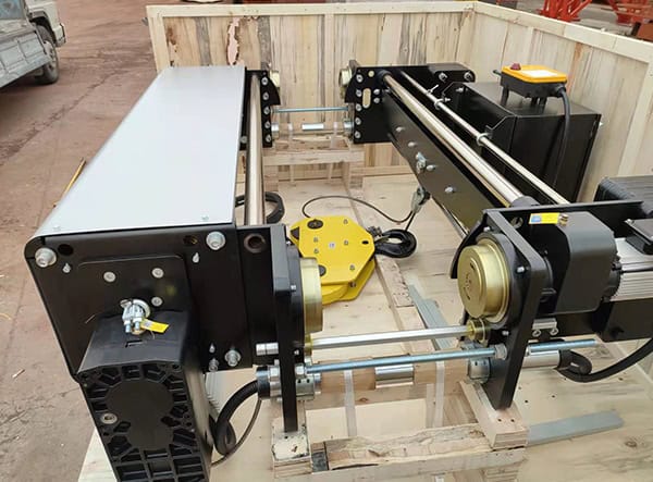 The double girder overhead crane hoist to Indonesia