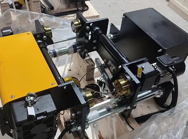 The double girder overhead crane hoist to Mexico