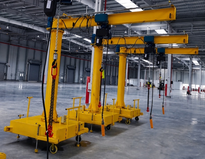 portable mobile jib crane-overview
