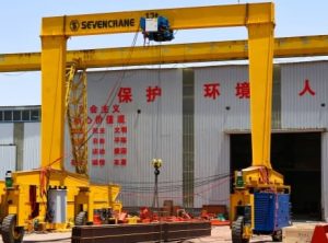 SEVENCRANE-12T Single Girder RTG Crane