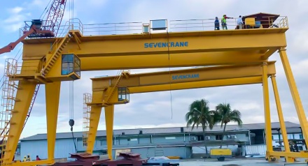 50 ton double girder gantry crane